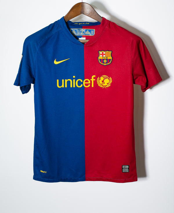 Barcelona 2008-09 Messi Home Kit (YL)