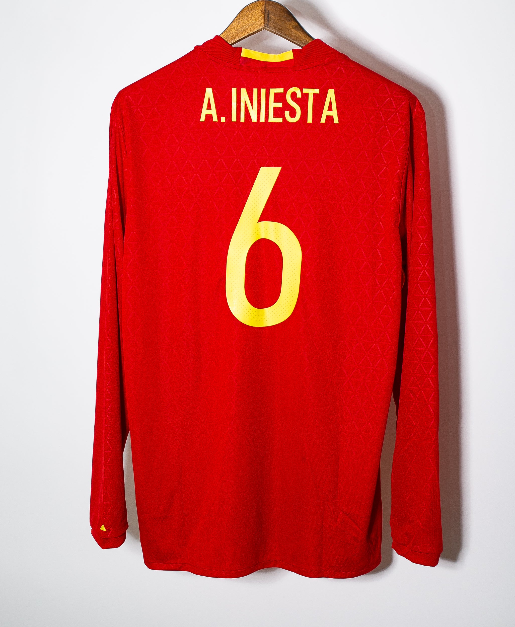 No8 A.Iniesta Home Long Sleeves Kid Jersey