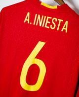 Spain 2016 Iniesta Long Sleeve Home Kit NWT (XL)