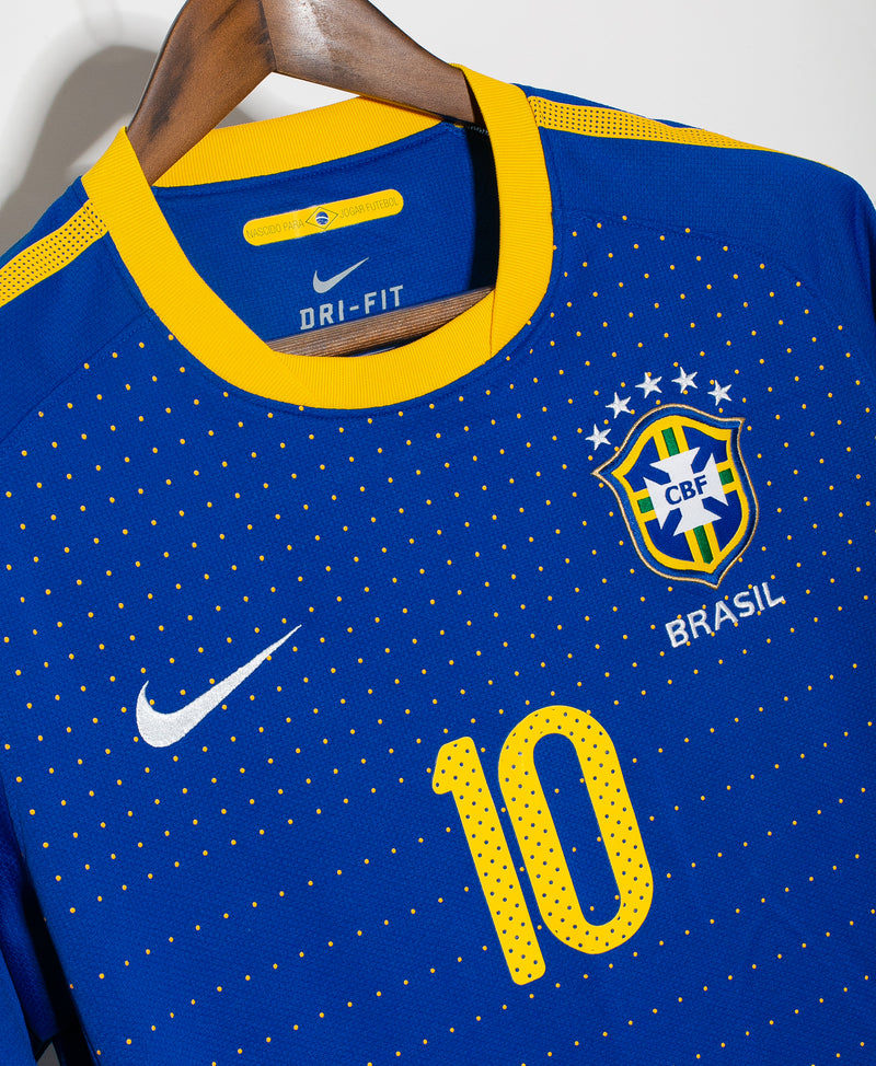 BRAZIL BRASIL 2010 KAKA 10 AWAY SHIRT (Very good) L – Foot-Jerseys