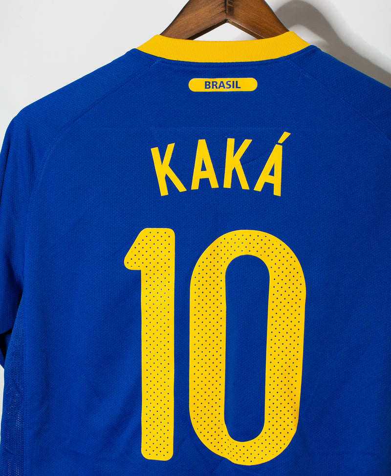 BRAZIL BRASIL 2010 KAKA 10 AWAY SHIRT (Very good) L – Foot-Jerseys