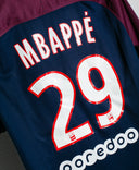 PSG 2017-18 Mbappe Home Kit (M)
