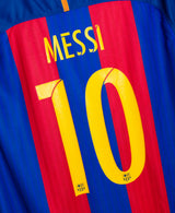 Barcelona 2016-17 Messi Home Kit (XL)