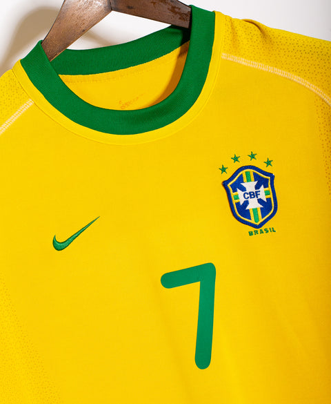 Brazil 2000 Ronaldinho Home Kit (M)