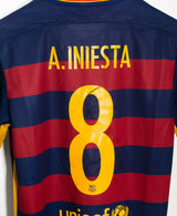 Barcelona 2015-16 A.Iniesta Home Kit (M)