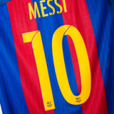 Barcelona 2016-17 Messi Home Kit (M)