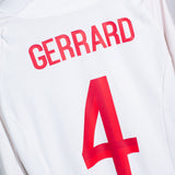 England 2012 Gerrard Long Sleeve Home Kit (M)
