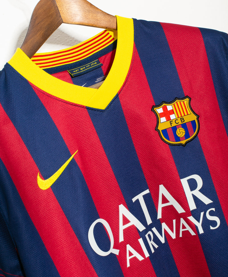 Barcelona 2013-14 Iniesta Home Kit (L)