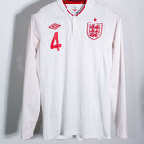 England 2012 Gerrard Long Sleeve Home Kit (M)