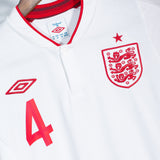 England 2012 Gerrard Long Sleeve Home Kit (M)