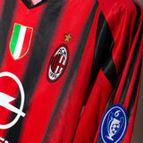 AC Milan 2004- 05 Kaka Long Sleeve Home Kit (YL)