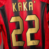 AC Milan 2004- 05 Kaka Long Sleeve Home Kit (YL)