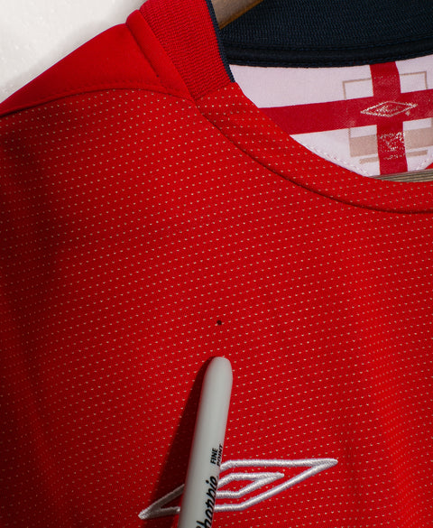 England 2004 Beckham Long Sleeve Away Kit (L)