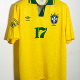 Brazil 1992 Cafu Home Kit (XL)