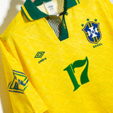 Brazil 1992 Cafu Home Kit (XL)