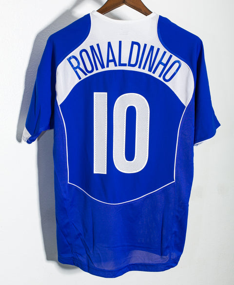 Brazil 2004 Ronaldinho Away Kit (M)