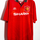 Manchester United 1995-96 Beckham Home Kit (2XL)