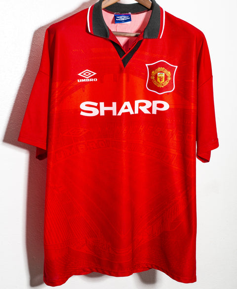 Manchester United 1995-96 Beckham Home Kit (2XL)