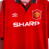 Manchester United 1995-96 Beckham Home Kit (2XL)