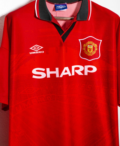 Manchester United 1995-96 Beckham Home Kit (2XL)