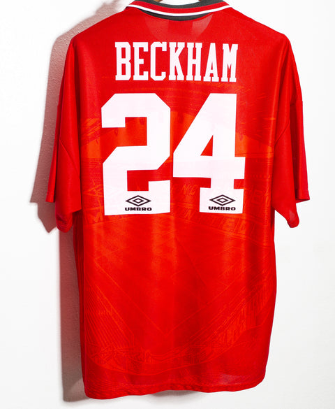 Manchester United 1995-96 Beckham Home Kit (2XL)