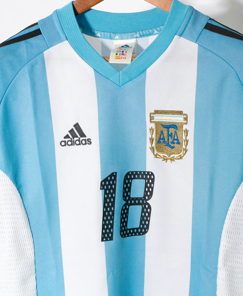 Argentina 2002 Messi Home Kit (L)