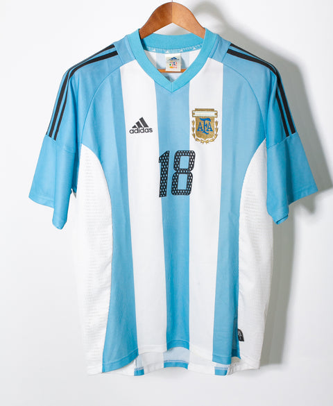 Argentina 2002 Messi Home Kit (L)