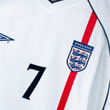 England 2002 Beckham Home Kit (2XL)