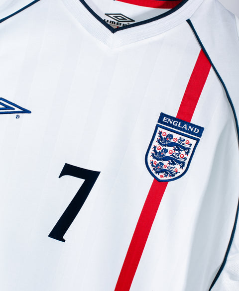 England 2002 Beckham Home Kit (2XL)