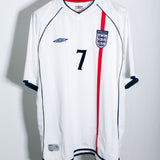 England 2002 Beckham Home Kit (2XL)