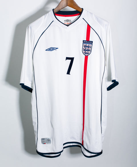 England 2002 Beckham Home Kit (2XL)