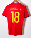 Spain 2016 Jordi Alba Home Kit (S)