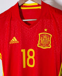 Spain 2016 Jordi Alba Home Kit (S)