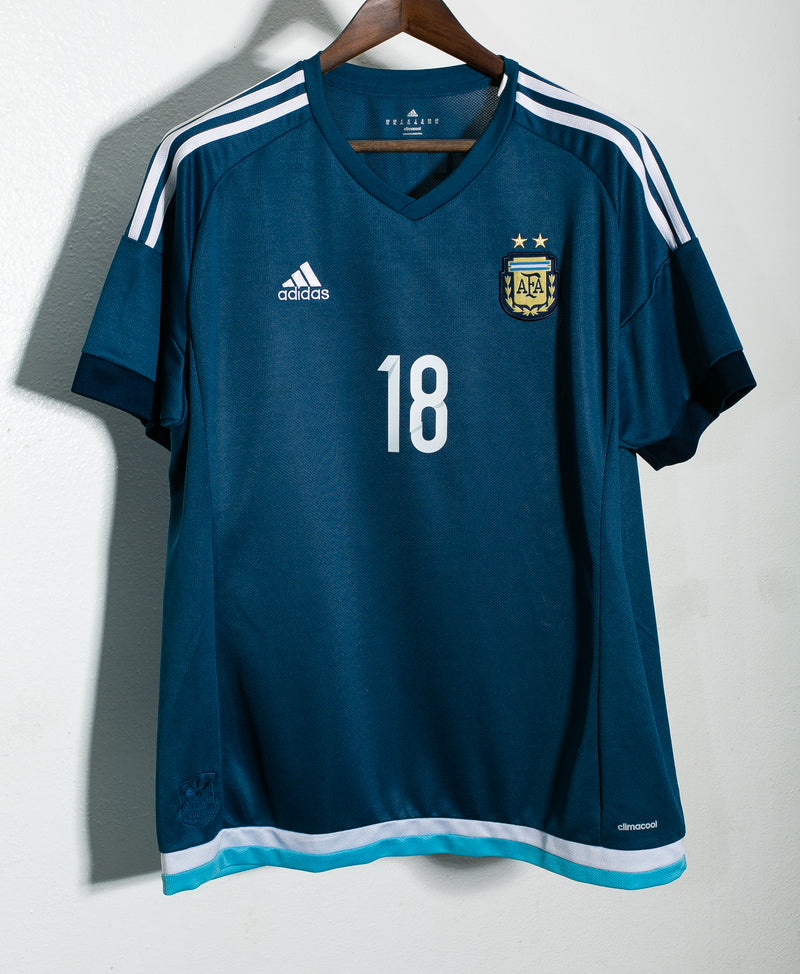 Argentina 2015 Tevez Away Kit (XL)