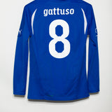 Italy 2010 Gattuso Long Sleeve Home Kit (S)