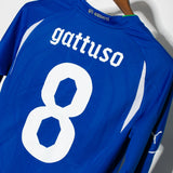 Italy 2010 Gattuso Long Sleeve Home Kit (S)