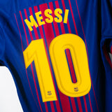 Barcelona 2017-18 Messi Home Kit (L)