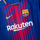 Barcelona 2017-18 Messi Home Kit (L)