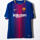 Barcelona 2017-18 Messi Home Kit (L)