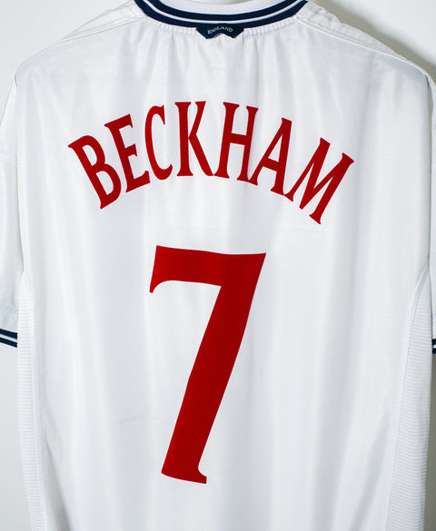 England 2000 Beckham Home Kit (2XL)