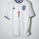 England 2000 Beckham Home Kit (2XL)