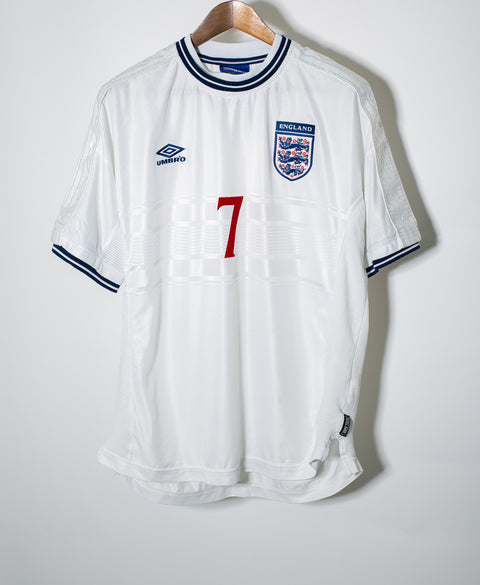 England 2000 Beckham Home Kit (2XL)