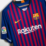 Barcelona 2018-19 Messi Home Kit (2XL)