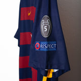 Barcelona 2015-16 Suarez Home Kit (XL)