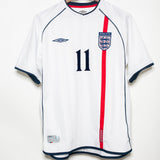 England 2002 Heskey Home Kit (L)