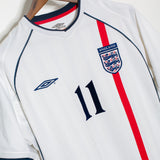 England 2002 Heskey Home Kit (L)