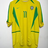 Brazil 2002 Ronaldinho Home Kit (XL)