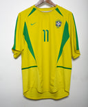 Brazil 2002 Ronaldinho Home Kit (XL)