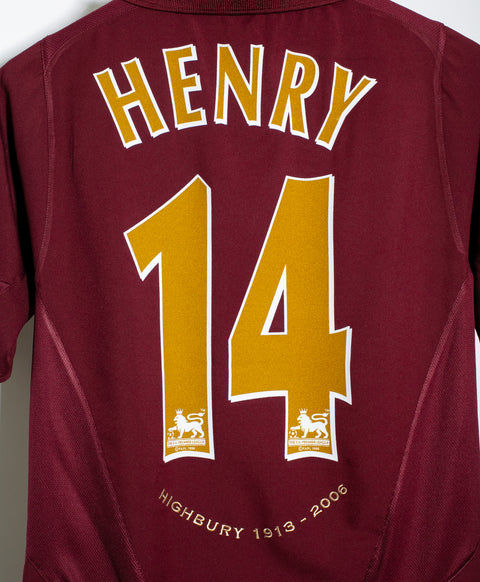 Arsenal 2005-06 Henry Home Kit (S)