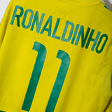 Brazil 2002 Ronaldinho Home Kit (XL)